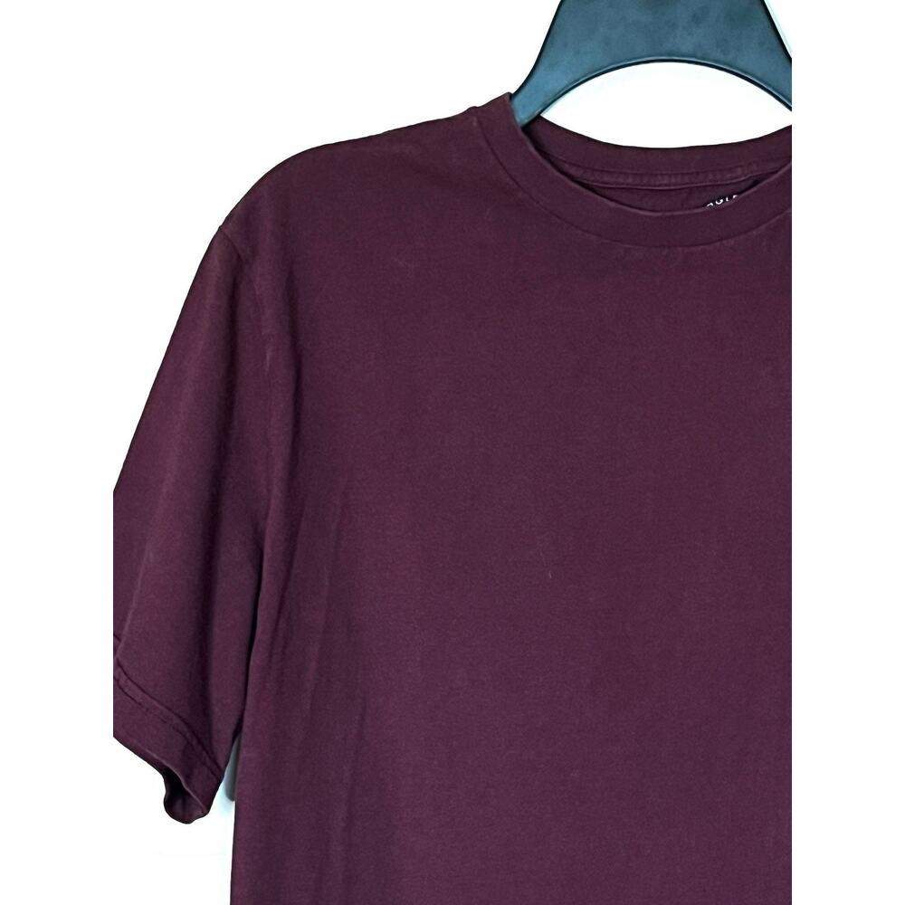 AMERICAN EAGLE MAROON RED CREWNECK COTTON TEE T-SHIRT M / MEDIUM STANDARD FIT